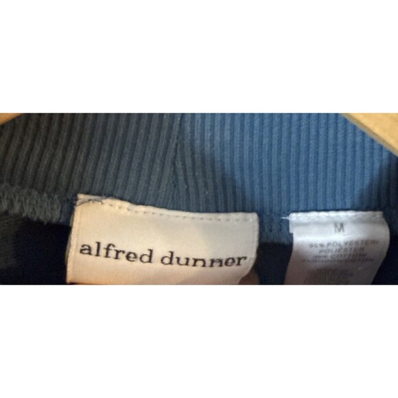 Vintage Alfred Dunner Blue‎ Velvet Top Sweatshirt Med Cat Grandmacore Argyle - Picture 6 of 10